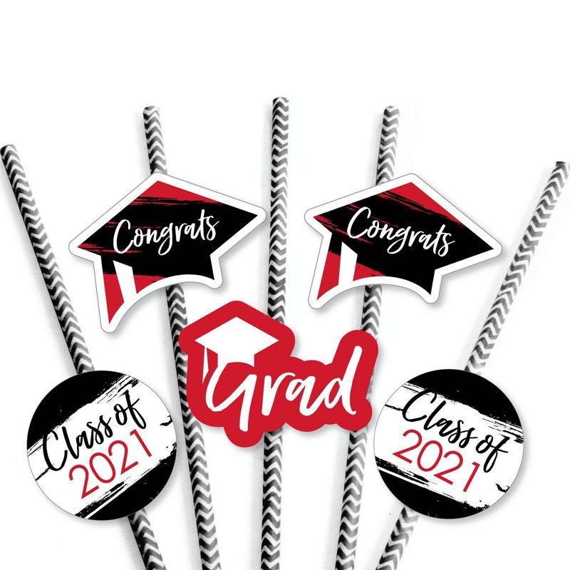 Big Dot of Happiness Senior Strong - Hanging Porch Class of 2021 Graduation Party Outdoor Decorations - Front Door Decor - 1 Piece Sign