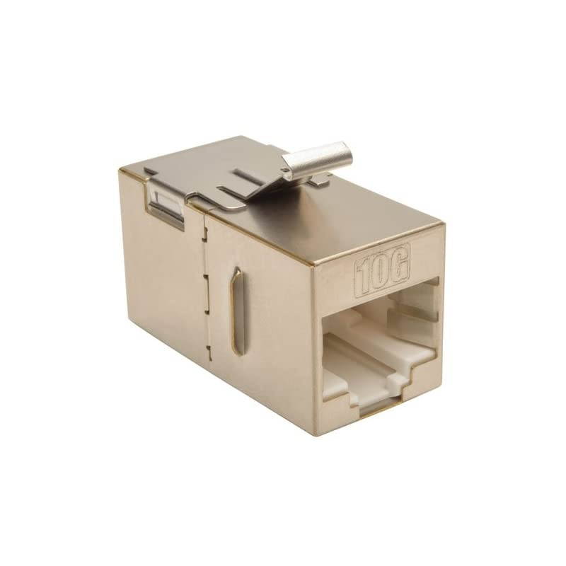 Cat6a Straight Through Modular Shielded in Line Snap in Coupler N235001SH6A