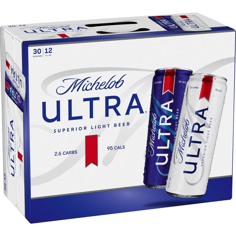 Michelob Ultra Superior Light Beer - 30pk/12 fl oz Cans
