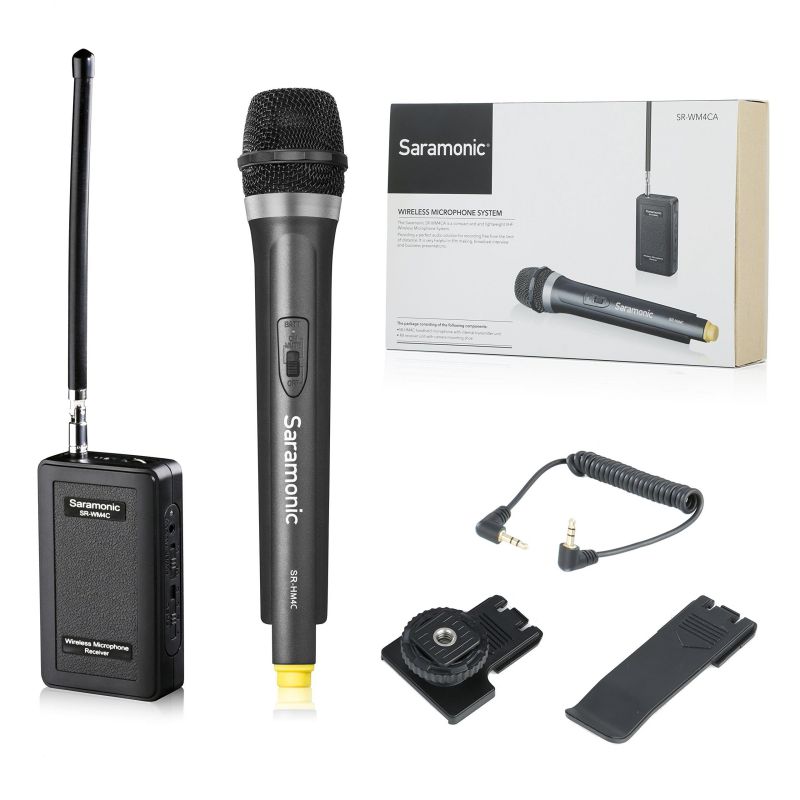 FIFINE Wireless Microphone System, Wireless Microphone set with Headset and Lavalier Lapel Mics, Beltpack Transmitter and Receiver,Ideal for Teaching, Preaching and Public Speaking Applications-K037B