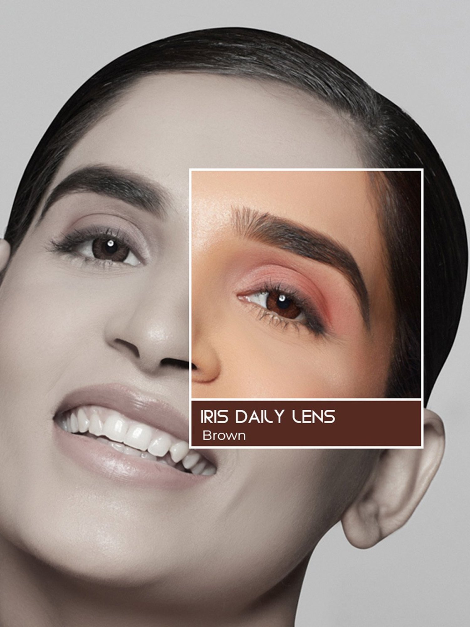 PAC IRIS Premium Contact Lenses Brown - 1 Pair