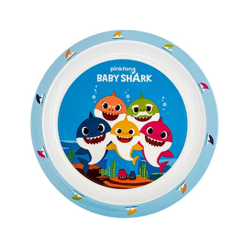 Pinkfong Baby Shark 8" Melamine Kids Dinner Plate