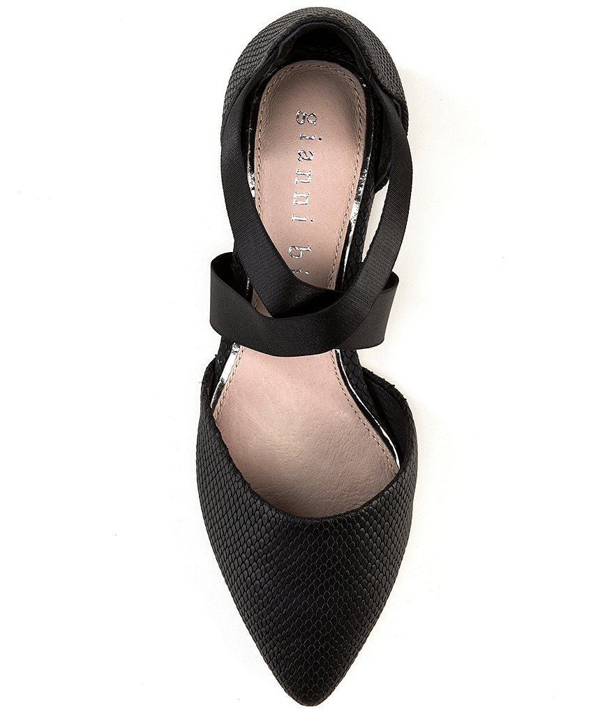 Gianni Bini Bastinaa Embossed Pointed Toe Woven Ballet Flats