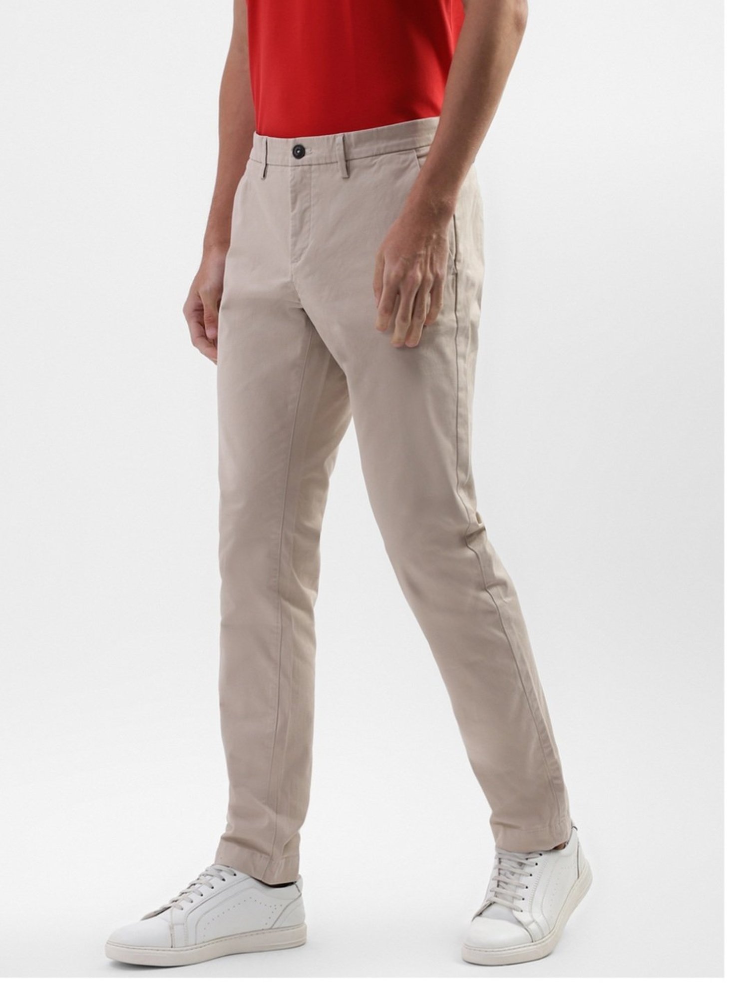 Bruun & Stengade Beige Slim Fit Chinos