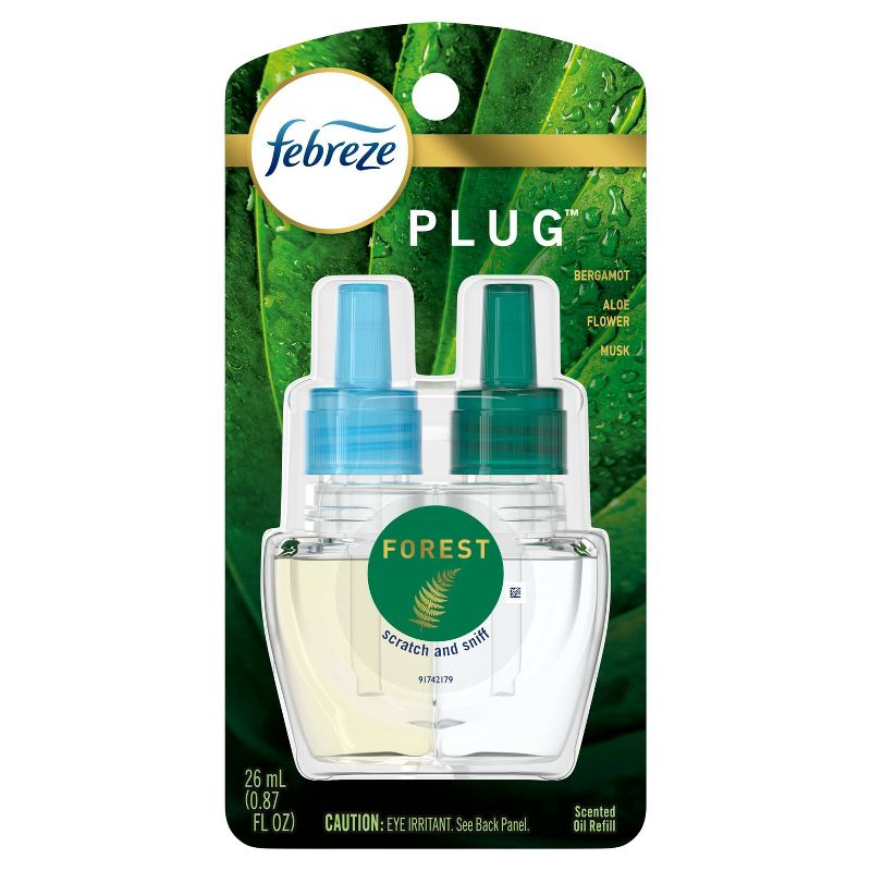 Febreze Plug Forest Refill with Fade Defy Technology