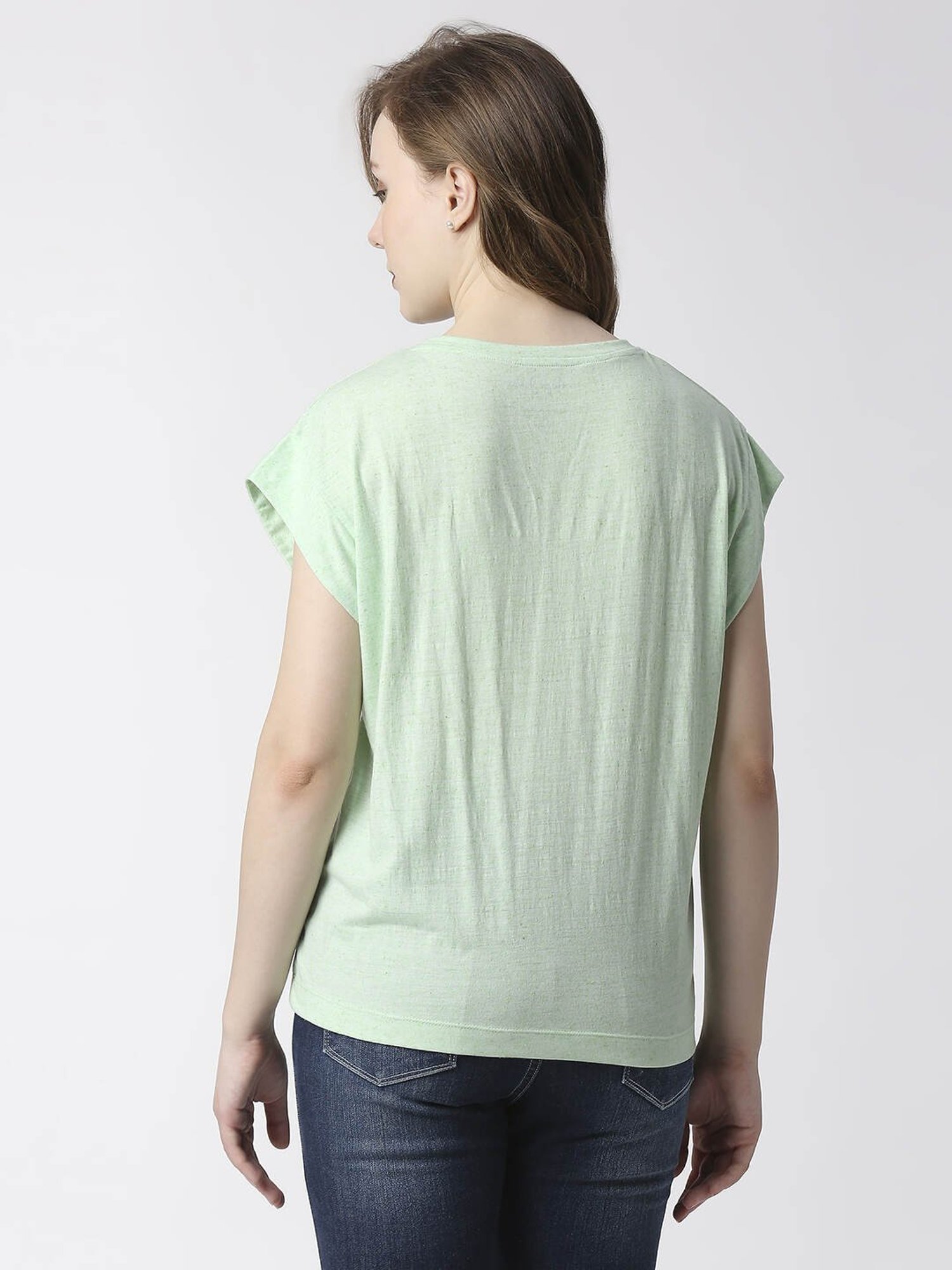 Pepe Jeans Green Regular Fit T-Shirt