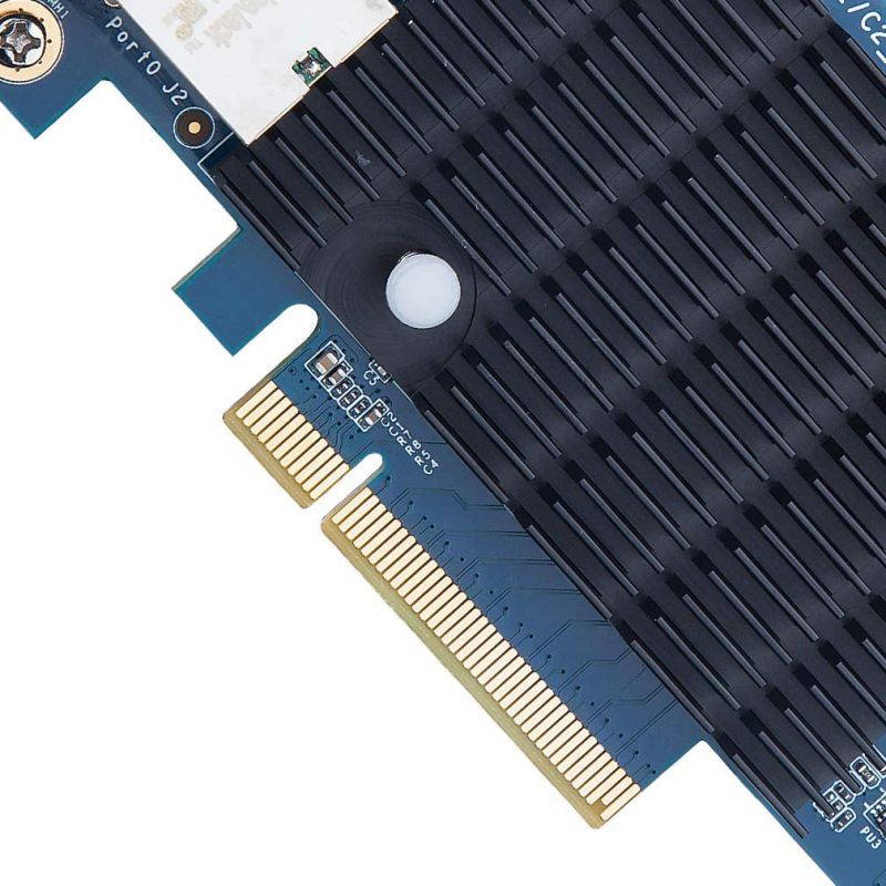 10Gb PCI-E NIC Network Card, Single Copper RJ45 Port, PCI Express Ethernet LAN Adapter Support Windows Server/Windows/Linux/ESX, Compare to Intel X540-T1