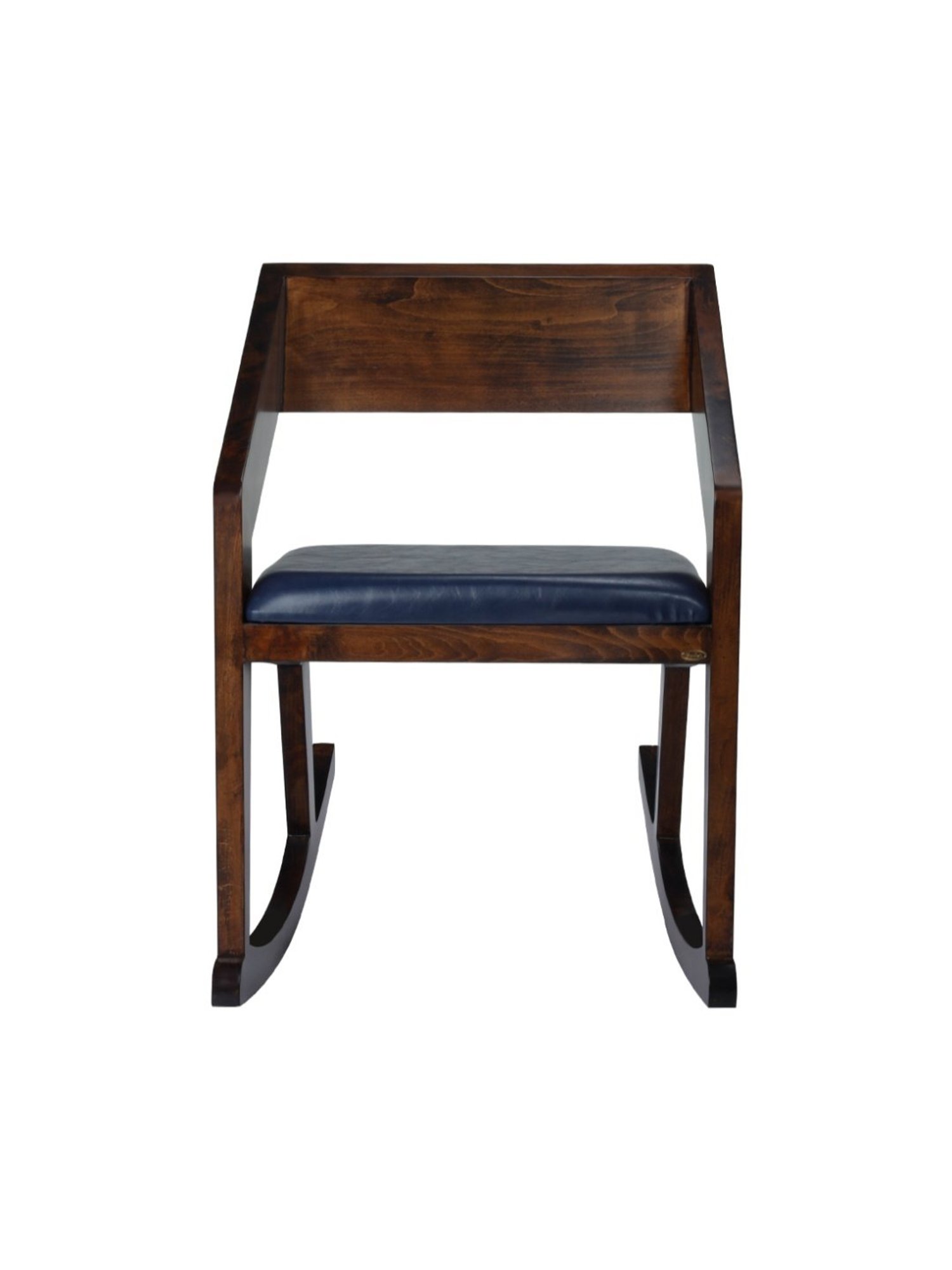 Durian Melania Cigar Brown Fabric Rocker Chairs