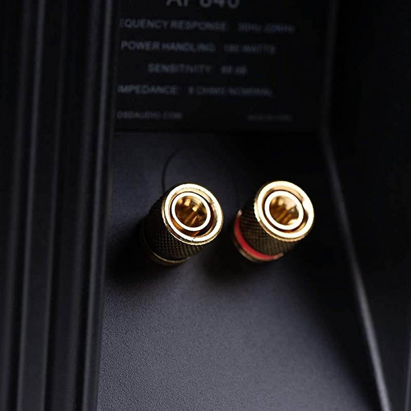 Outdoor Patio Speaker 8" Pro Stereo Pair Black AP840