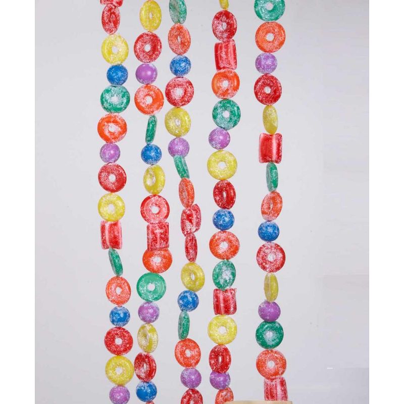 Kurt S. Adler 9' Candy Fantasy Sugar Frosted Life Saver Novelty Christmas Garland