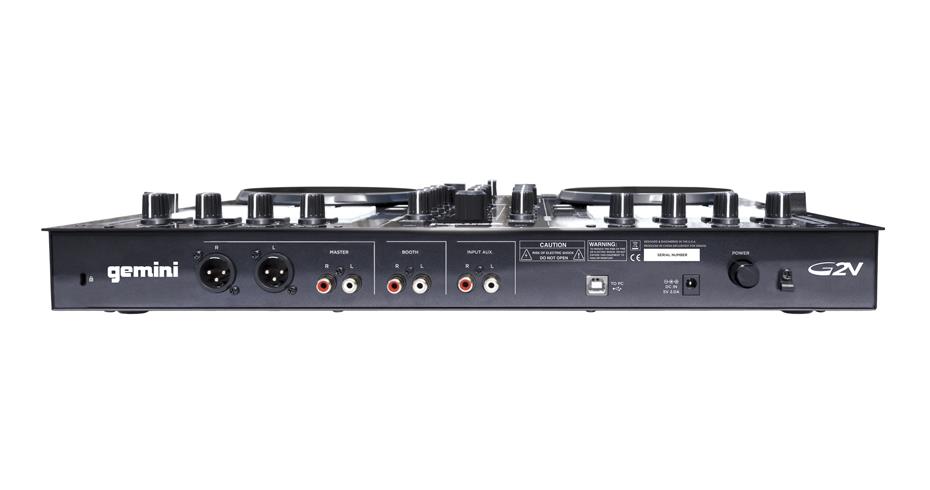 Gemini G2V 2-Channel Virtual DJ Controller
