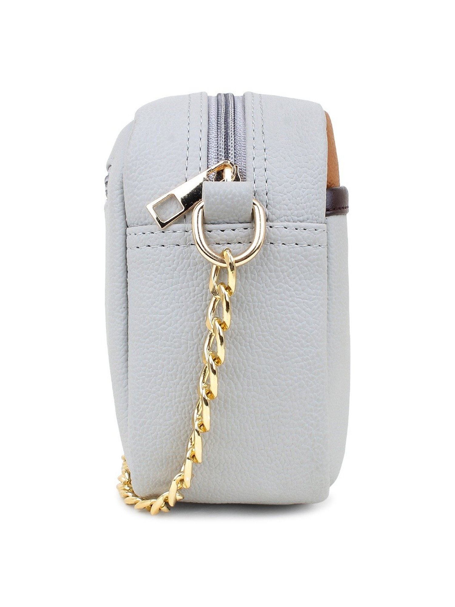 Yelloe Grey Medium Cross Body Bag