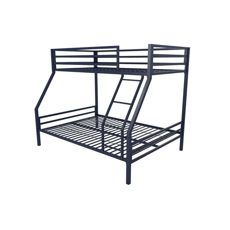 Twin Over Full Maxwell Metal Bunk Bed Navy Blue - Novogratz