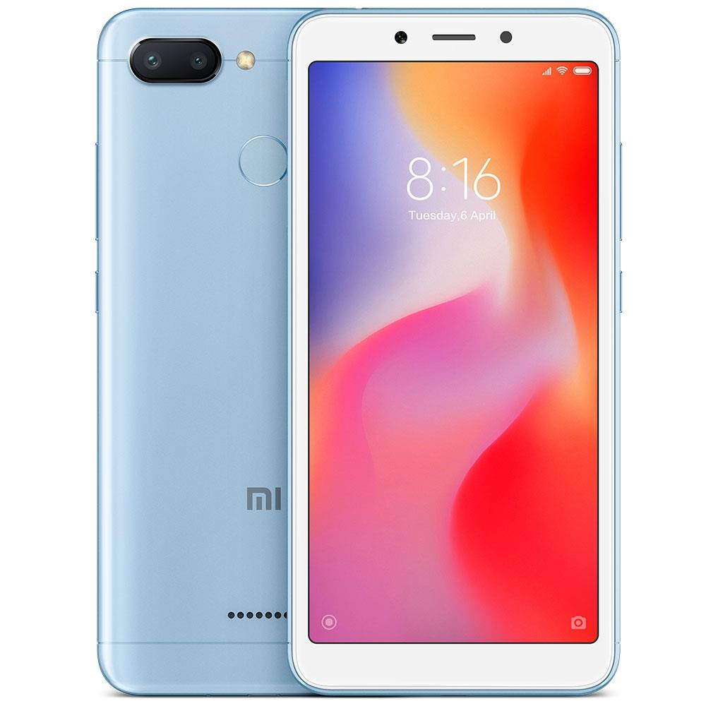 Xiaomi Redmi 6 4G Smartphone 5.45 inch Android 8.1 Helio P22 Octa Core 2.0GHz 4GB RAM 64GB ROM 12.0MP + 5.0MP Rear Camera Fingerprint Sensor 3000mAh Built-in Li-ion
