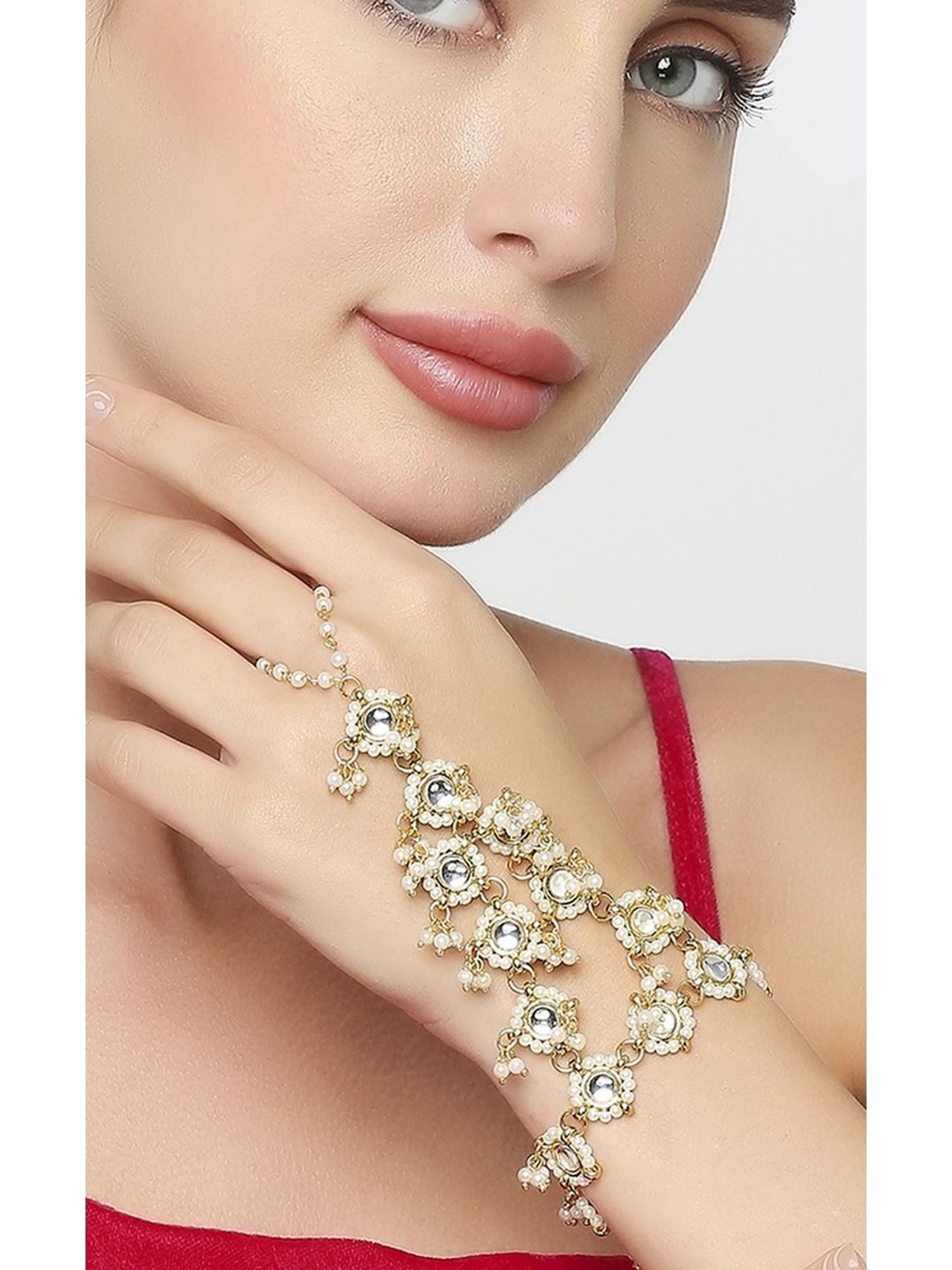 Bold by Priyaasi Halo Circle Golden Cufflinks for Men