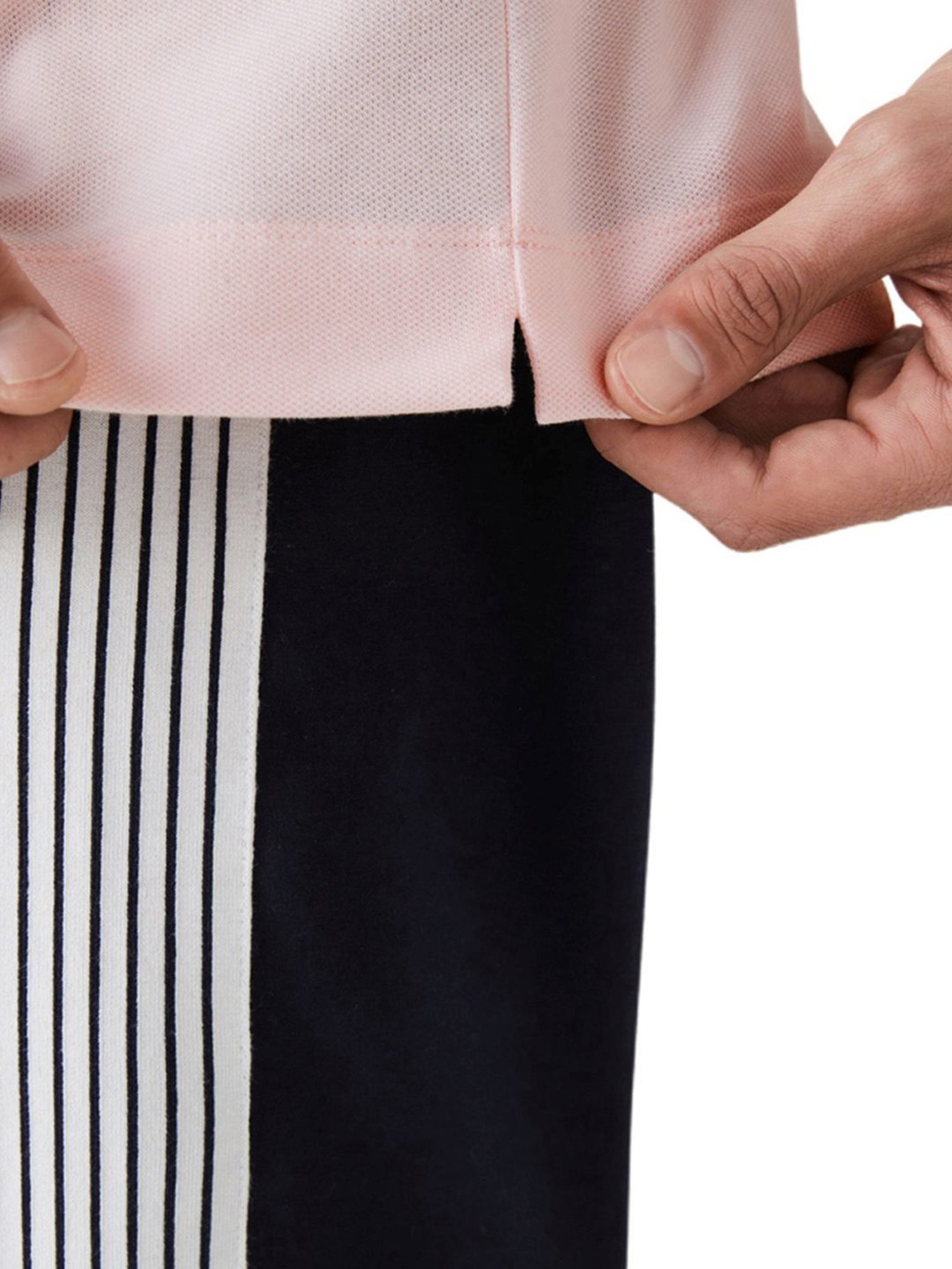 Lacoste Pink Cotton Regular Fit Polo T-Shirt