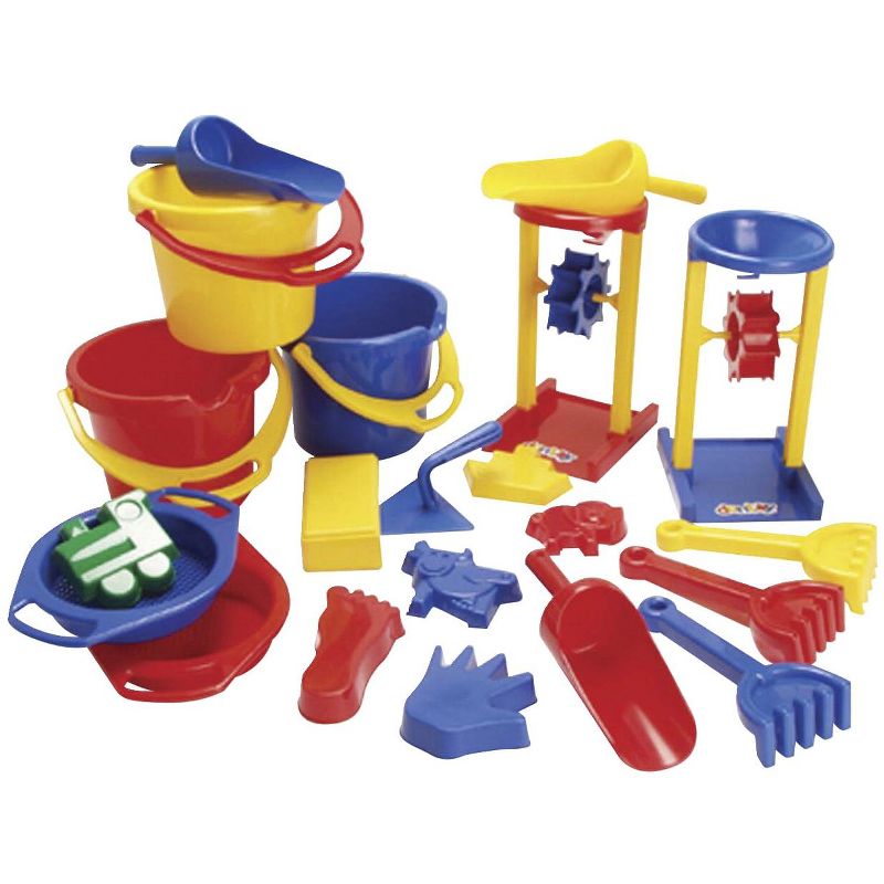 Childcraft Sand and Water Toys Activity Set, Assorted Colors, 28 pc