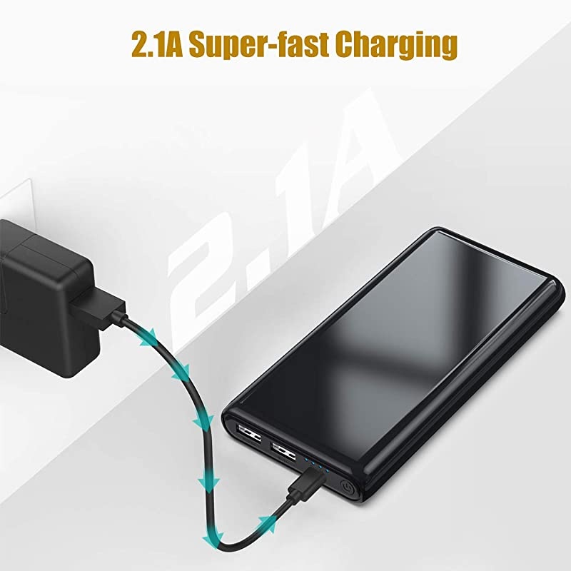 Charger Power Bank 25800mAh Ultra High Capacity High-Speed Recharging External Battery Pack 2 USB Output with 4 LED Display Battery Phone Charger for Smart Phones,Android Phone,Tablet & More