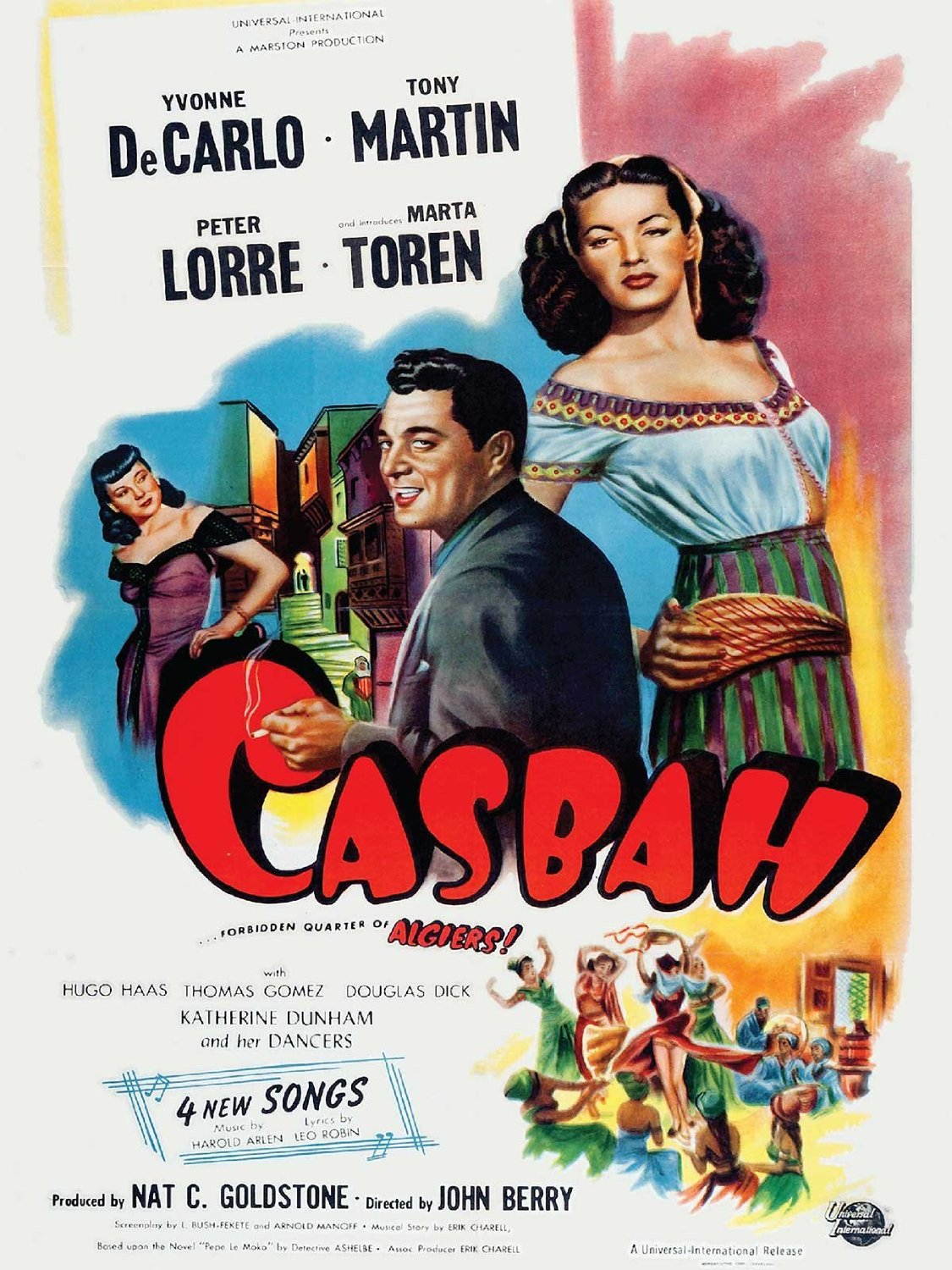 The Casbah old school classic movie DVD Yvonne DeCarlo Tony Martin Peter Lorre