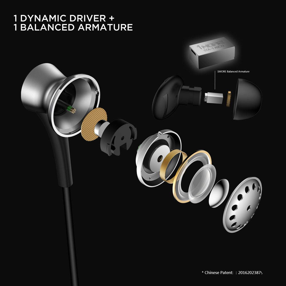 1MORE Active Noise Cancelling Wireless Earbuds, Bluetooth Neckband Headphones, Wired and Wireless Earphones with Active Noise Cancellation, Magnetic ENC Earbuds, Fast Charge and Easy Control