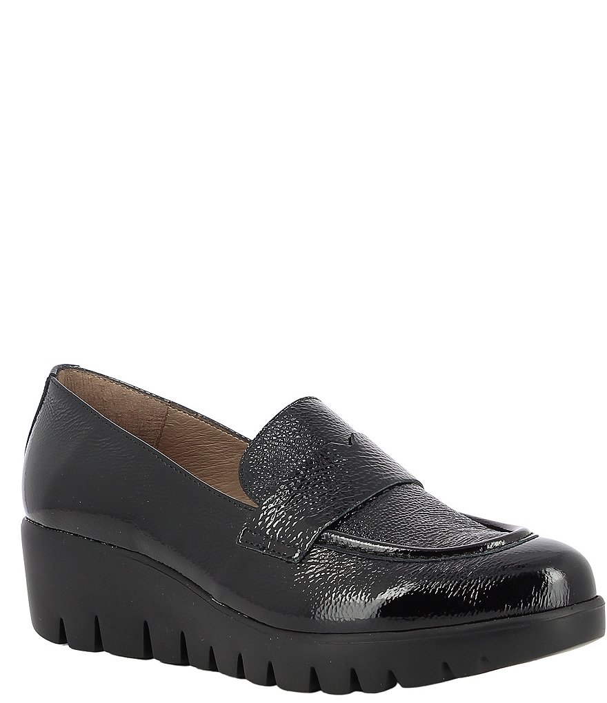 Wonders Gema Patent Leather Lightweight Penny Loafers