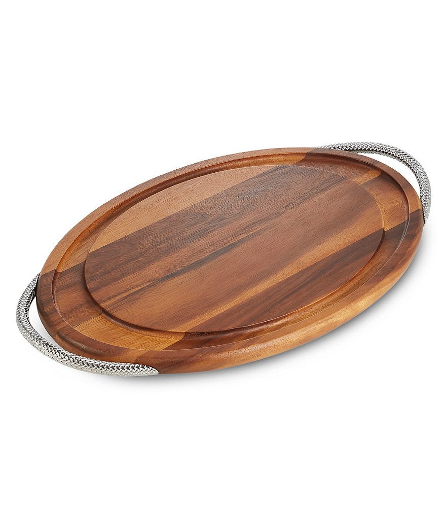 Nambe Braid Wood Carving Board