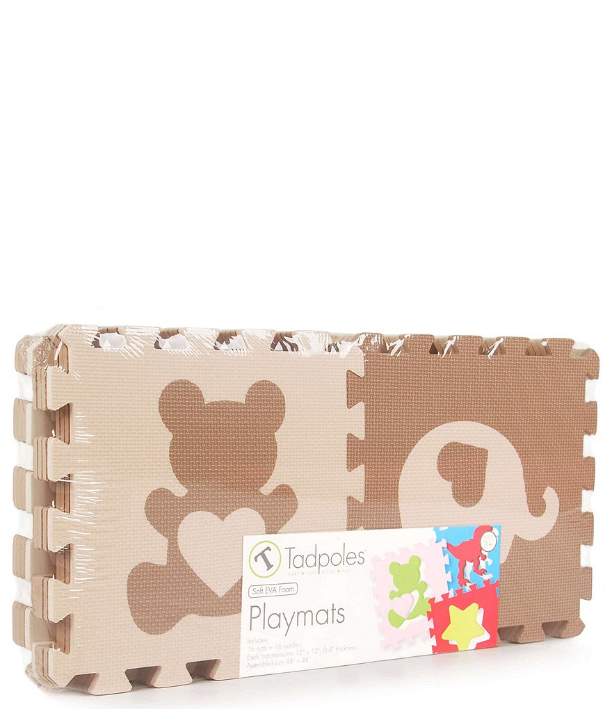 Tadpoles 16 Piece Foam Playmat Set, Teddy & Friends