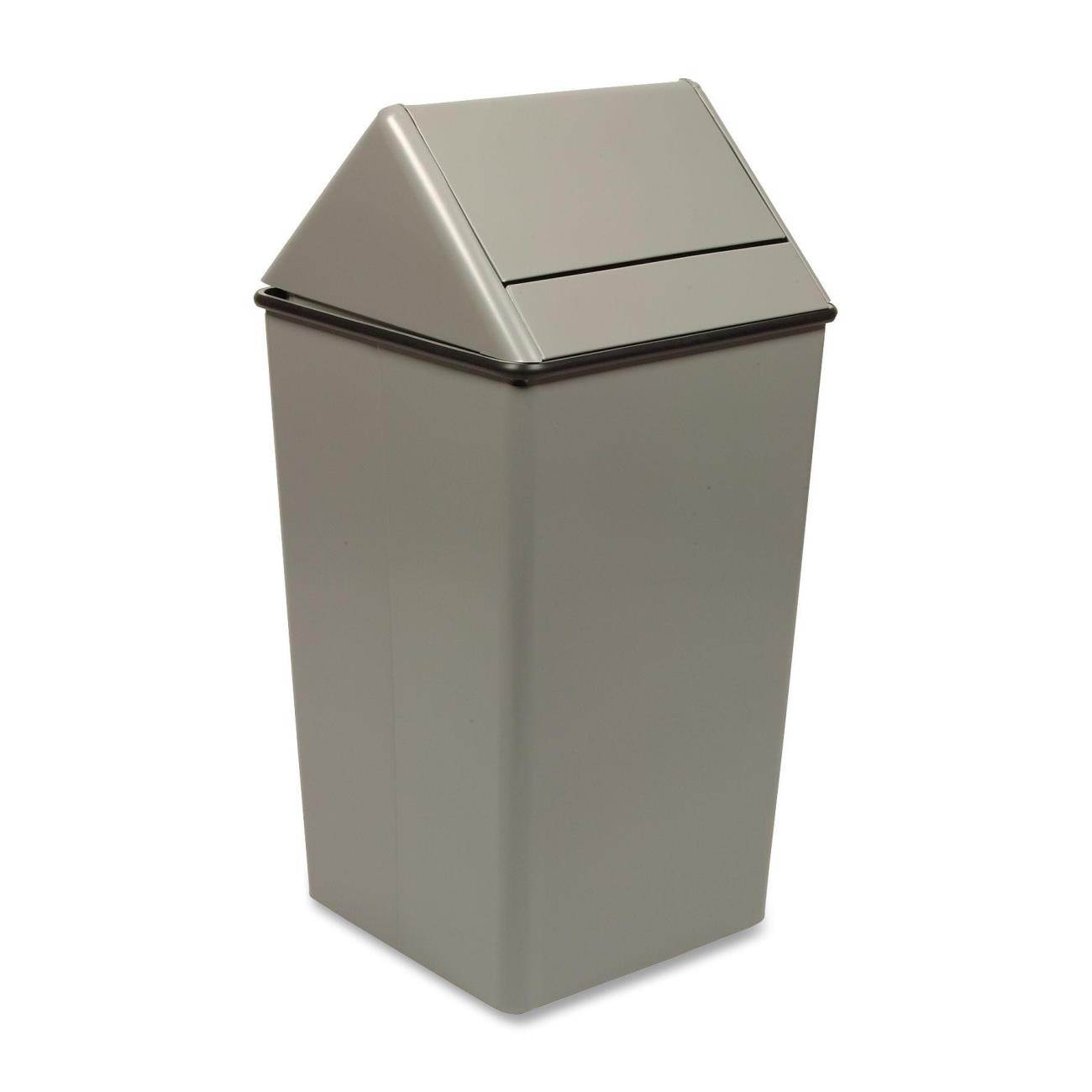 Slate Slate Wastewatcher Swingtop TrashCan
