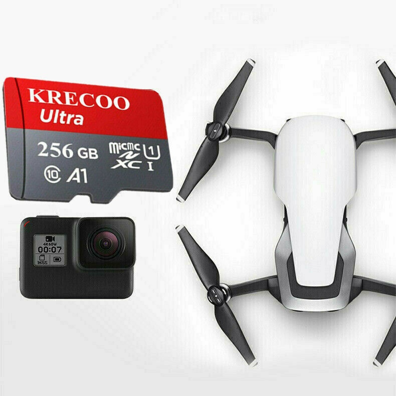 US 256GB Micro Memory Card UHS-1 Class10 Fast Flash 275MB/s TF Card With Adapter