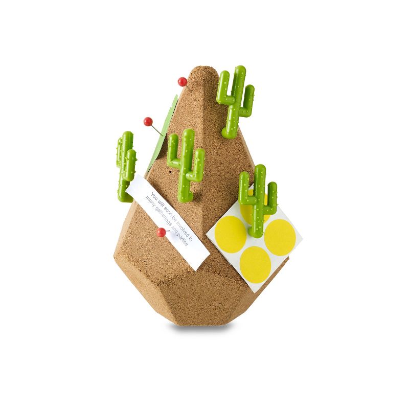 Design Ideas Cactus Push Pins - Six Cactus Tacks - 1" x 0.4" x 1.5"
