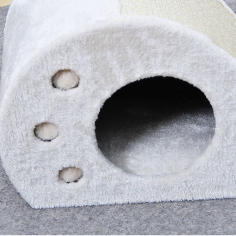 Hauspanther Step Perch Cat Scratcher - Espresso