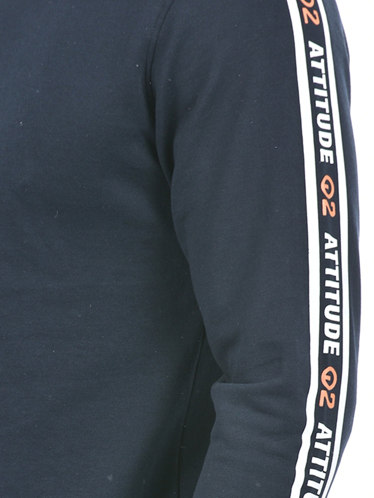 Integriti Dark Navy Regular Fit Printed Sweatshirt