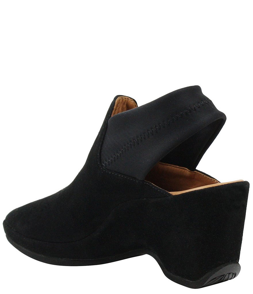 L'Amour Des Pieds Oniella Suede Sling Wedges