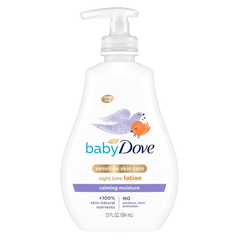 Baby Dove Calming Nights Warm Milk & Chamomile Calming Scent Night Time Lotion - 13oz