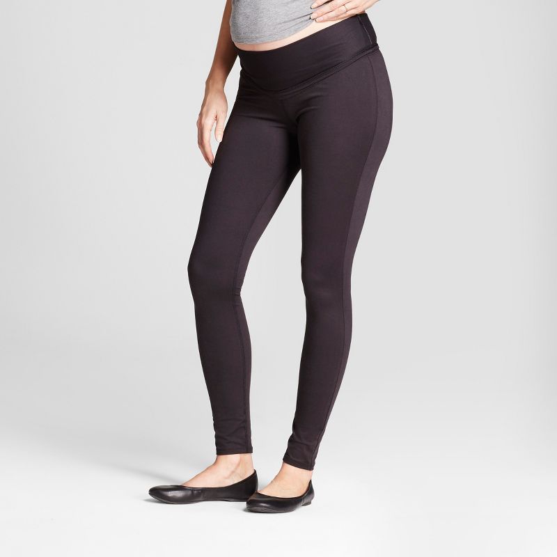 Maternity Overbelly Panel Leggings - Isabel Maternity by Ingrid & Isabel™ Black M
