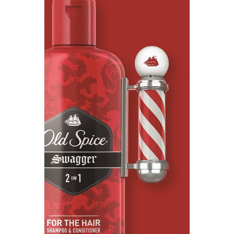 Old Spice Swagger Men's 2-in-1 Shampoo and Conditioner - 32 fl oz Twin Pack