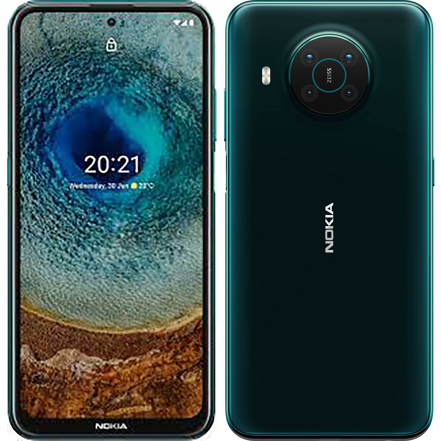 Nokia X10 Dual-SIM 64GB ROM + 6GB RAM (GSM Only | No CDMA) Factory Unlocked 5G Android Smartphone (Snow) - International Version
