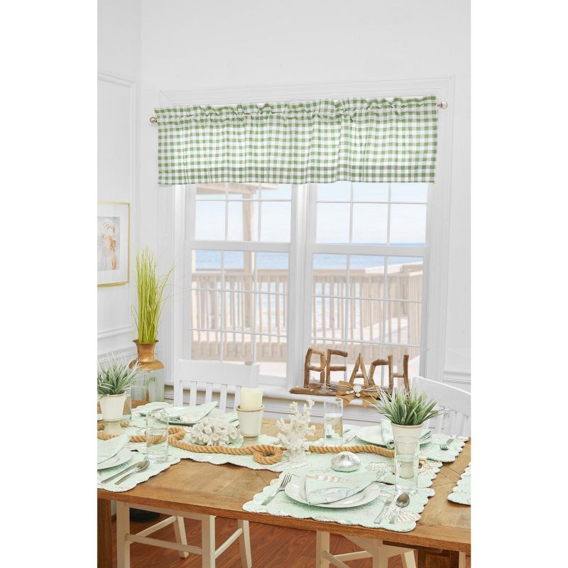 C&F Home Ashford Sage Valance Set of 2