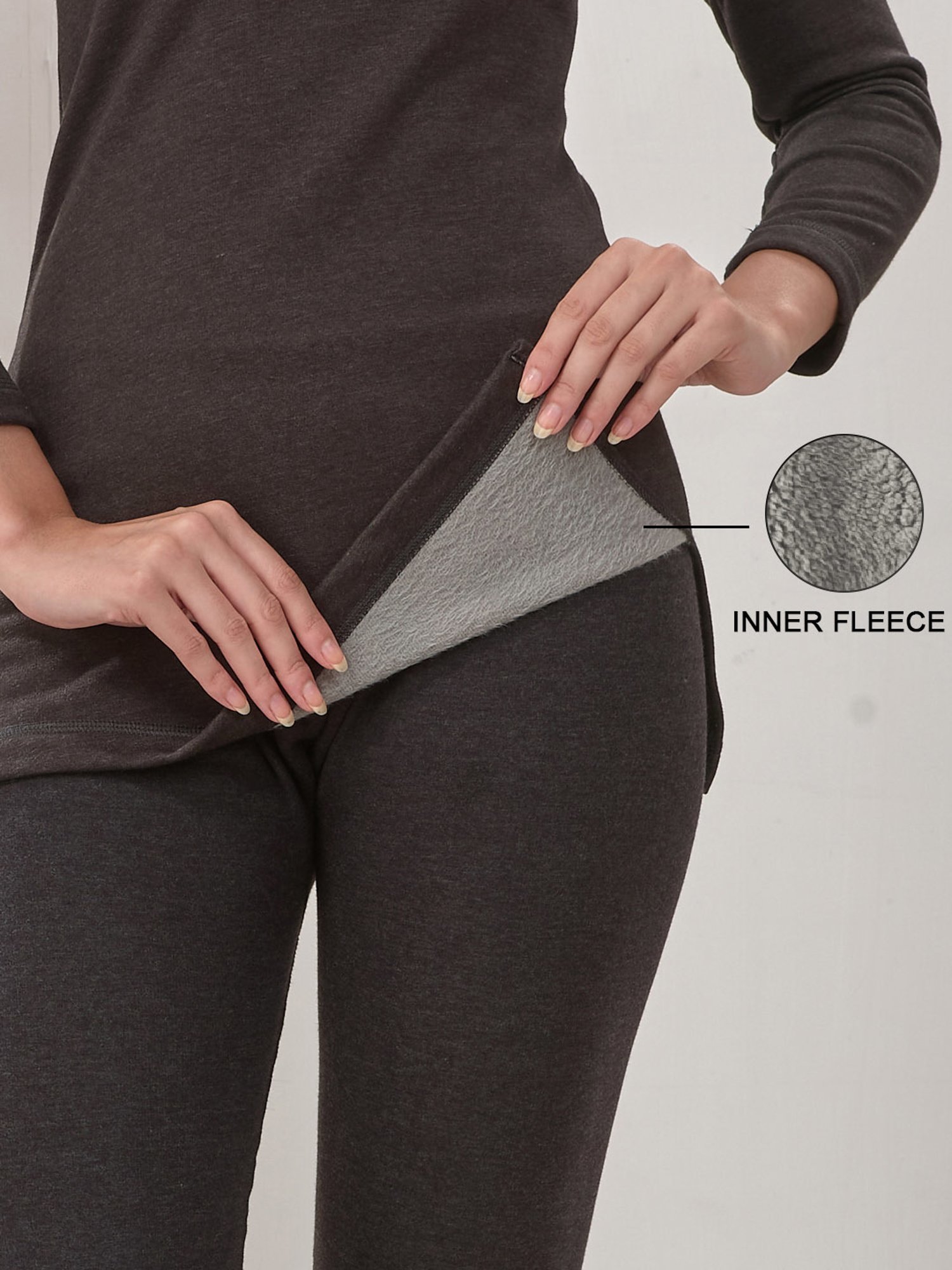 LUX Inferno Black Plain Long T-Shirt - Pack Of 2