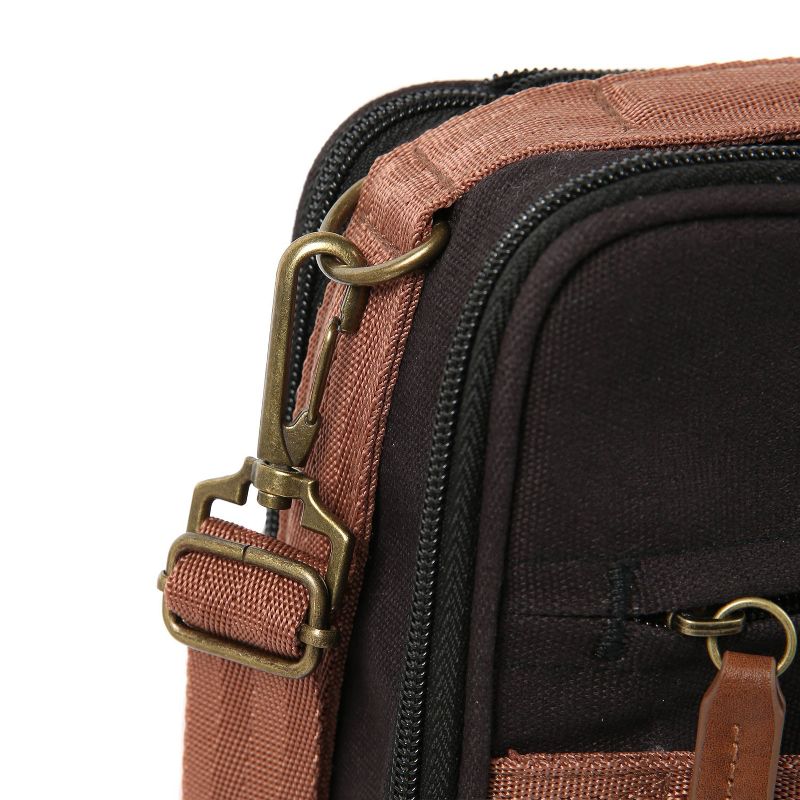 Arctic Zone Canvas Expandable Horizontal Lunch Box - Black