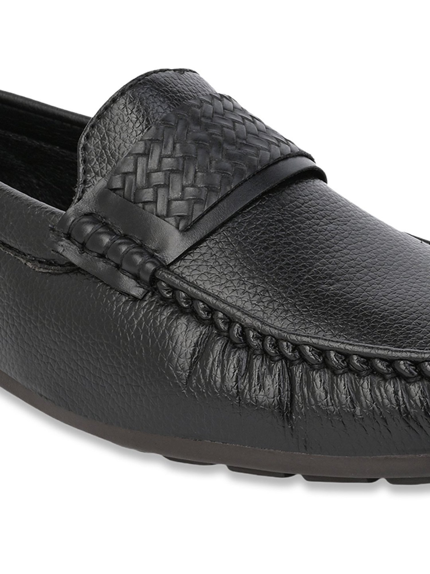 Alberto Torresi Men's Benny Broad Fit Black Casual Loafers