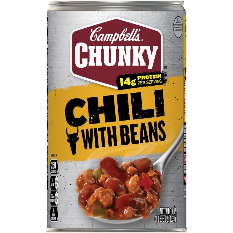 Campbell's Chunky with Bean Roadhouse Chili 19oz