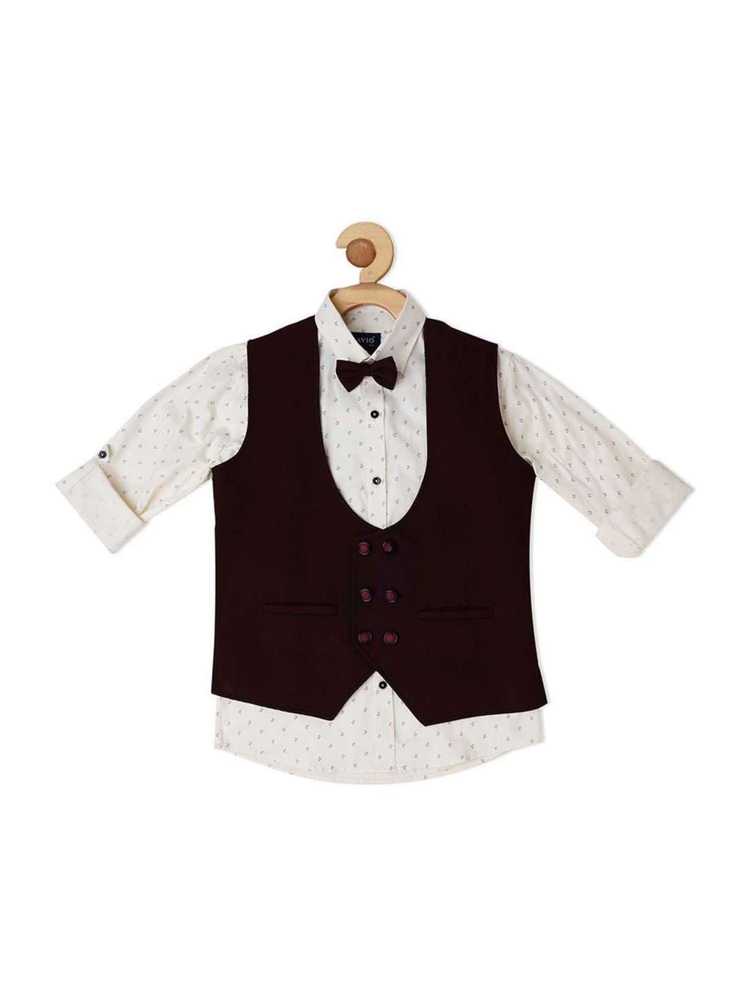 Crimsoune Club Kids Mint Solid Full Sleeves Blazer