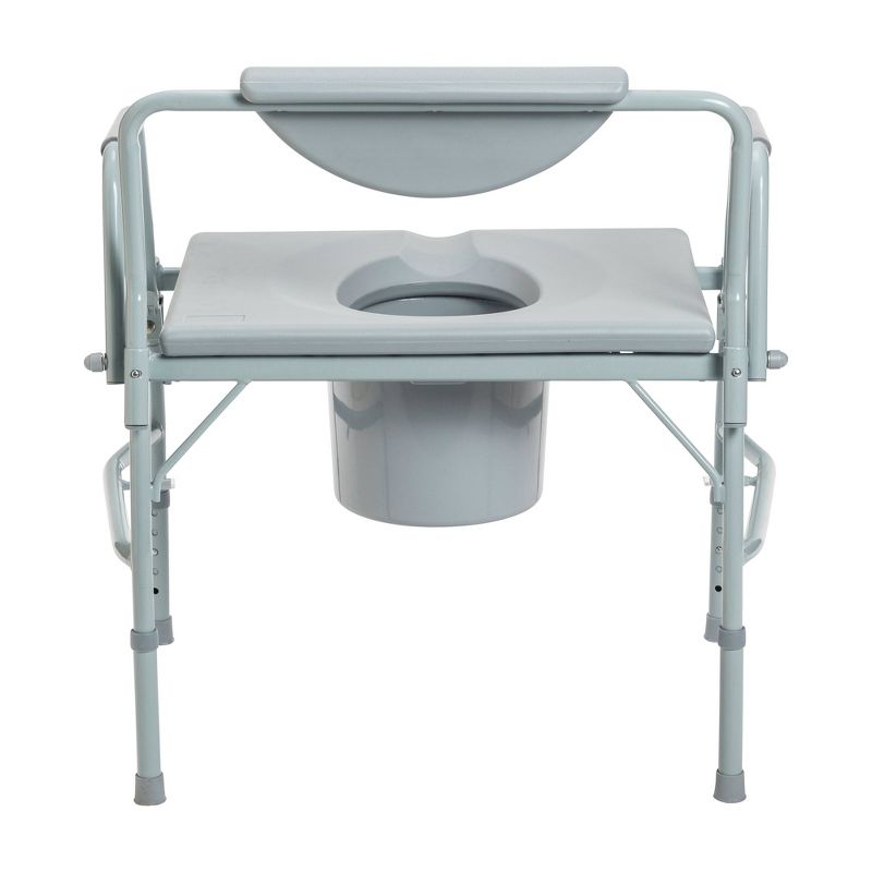 Drive Medical Bariatric Drop Arm Bedside Commode Chair