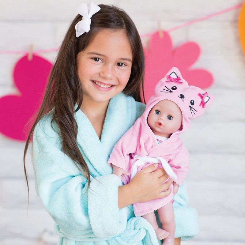 Adora Baby Bath Toy Kitty, 13 inch Bath Time Doll with QuickDri Body