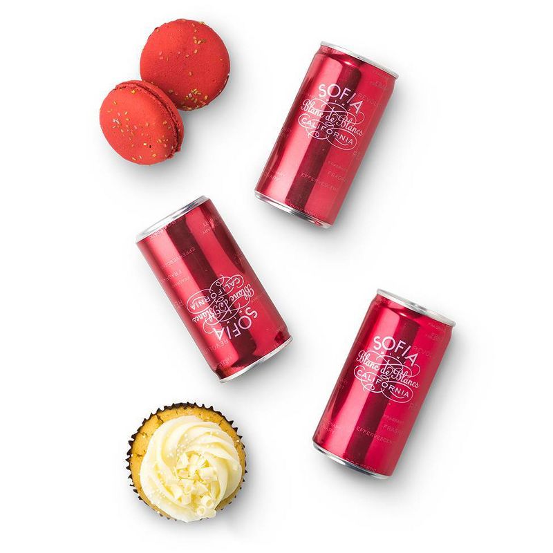 Francis Coppola Sofia Mini Blanc De Blancs White Wine - 4pk/187ml Cans