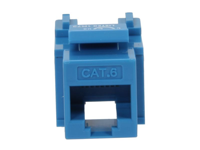 Micro Connectors CAT5 RJ45 Coupler F-F Straight