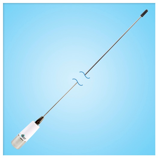 SHAKESPEARE QUICK CONNECT 3' VHF ANTENNA CHROME FERRULE