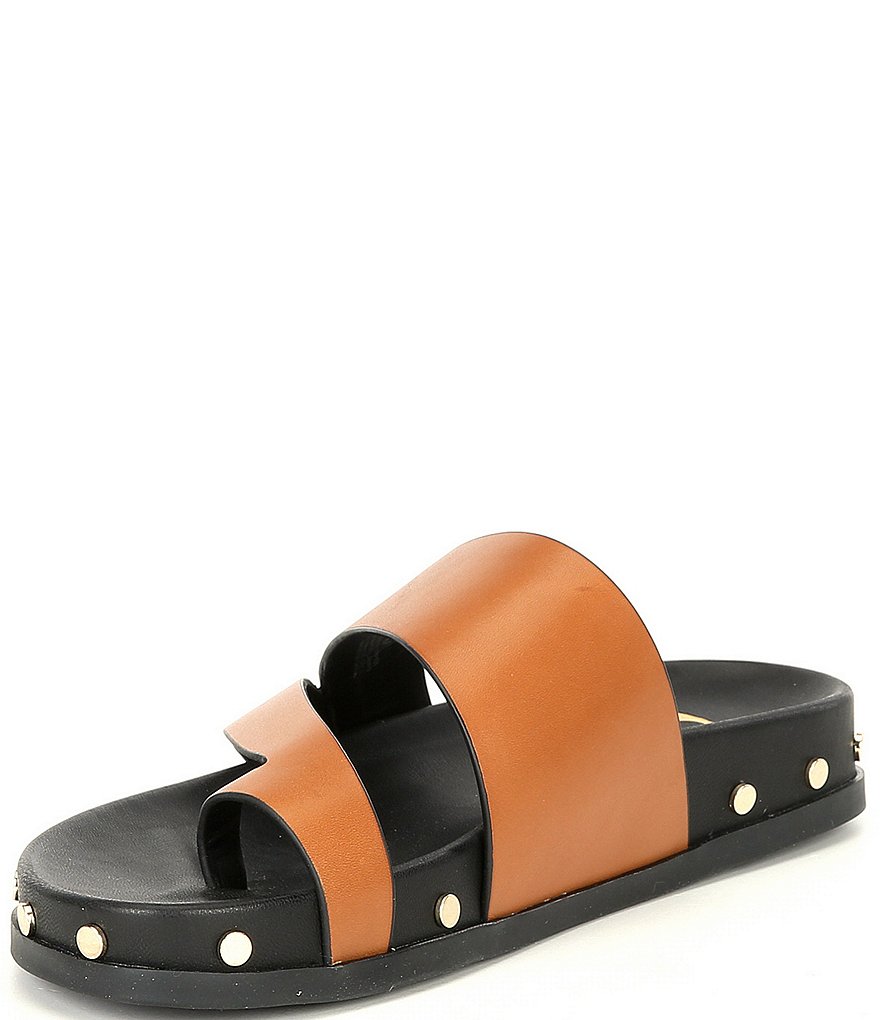 GB En-Core Leather Studded Slides