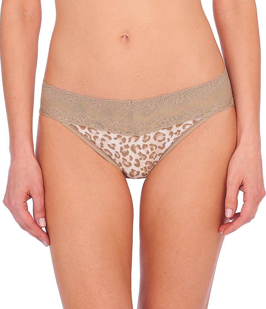 Natori Bliss Perfection Microfiber Lace V-Kini Panty